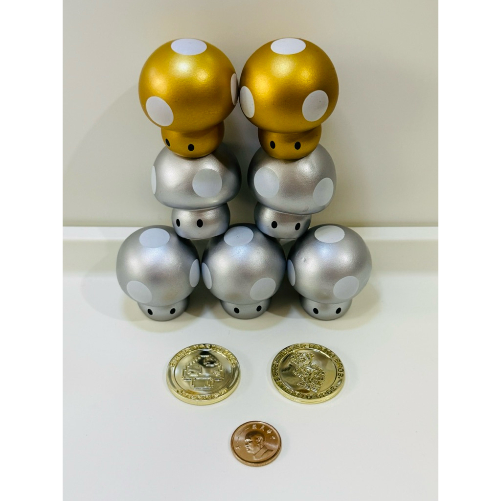 全新 ️ 日本 Super Mario 超級瑪莉小蘑菇 金菇 銀菇 啾啾叫小蘑菇 | 蝦皮購物