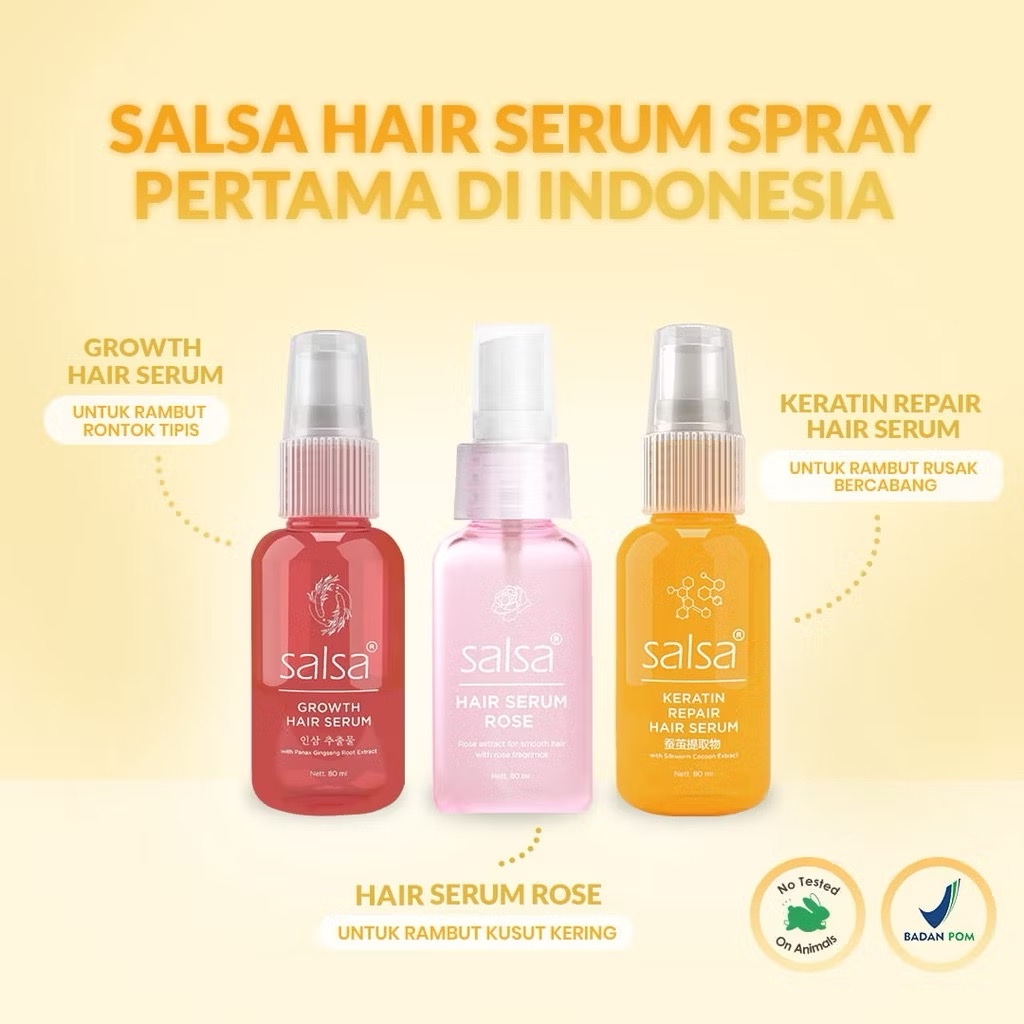 Salsa Hair Serum Spray 80ml/Serum Rambut | 蝦皮購物