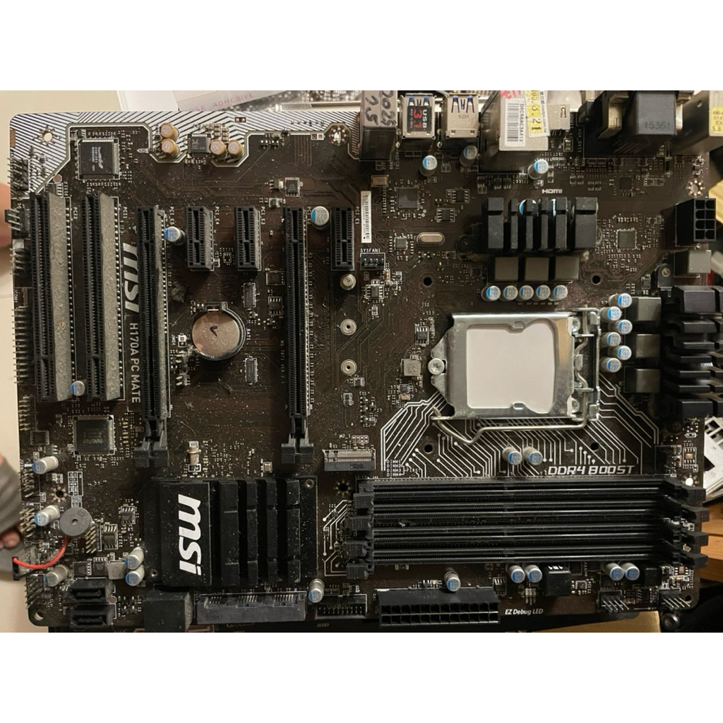 Scheda Madre MSI H170A GAMING PRO, LGA 1151, DDR4, Usata Ma Funzionante