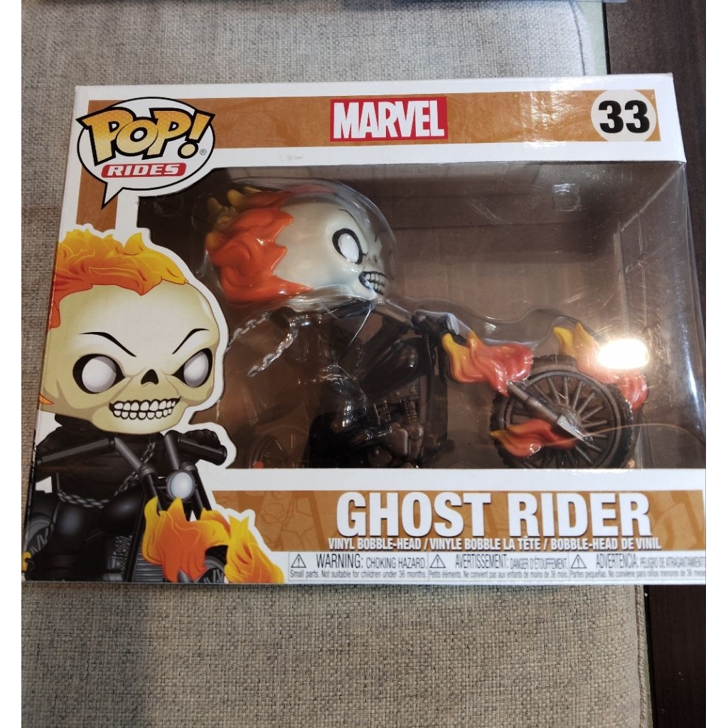 funko pop ghost rider 33 惡靈戰警 惡靈騎士 | 蝦皮購物