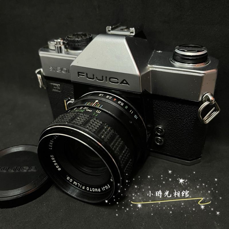M42機皇FUJICA ST801 銀黑機+Fujinon EBC 55mm f1.8優質套組| 蝦皮購物