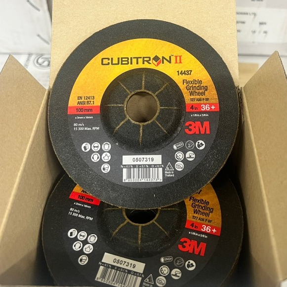 原廠現貨】3M™ Cubitron™ II 14437,14438 可彎曲研磨砂輪片| 蝦皮購物