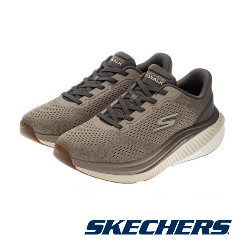 【SKECHERS】男 健走系列 瞬穿舒適科技 MAX CUSHIONING ARCH FIT-216354-卡其TP | 蝦皮購物