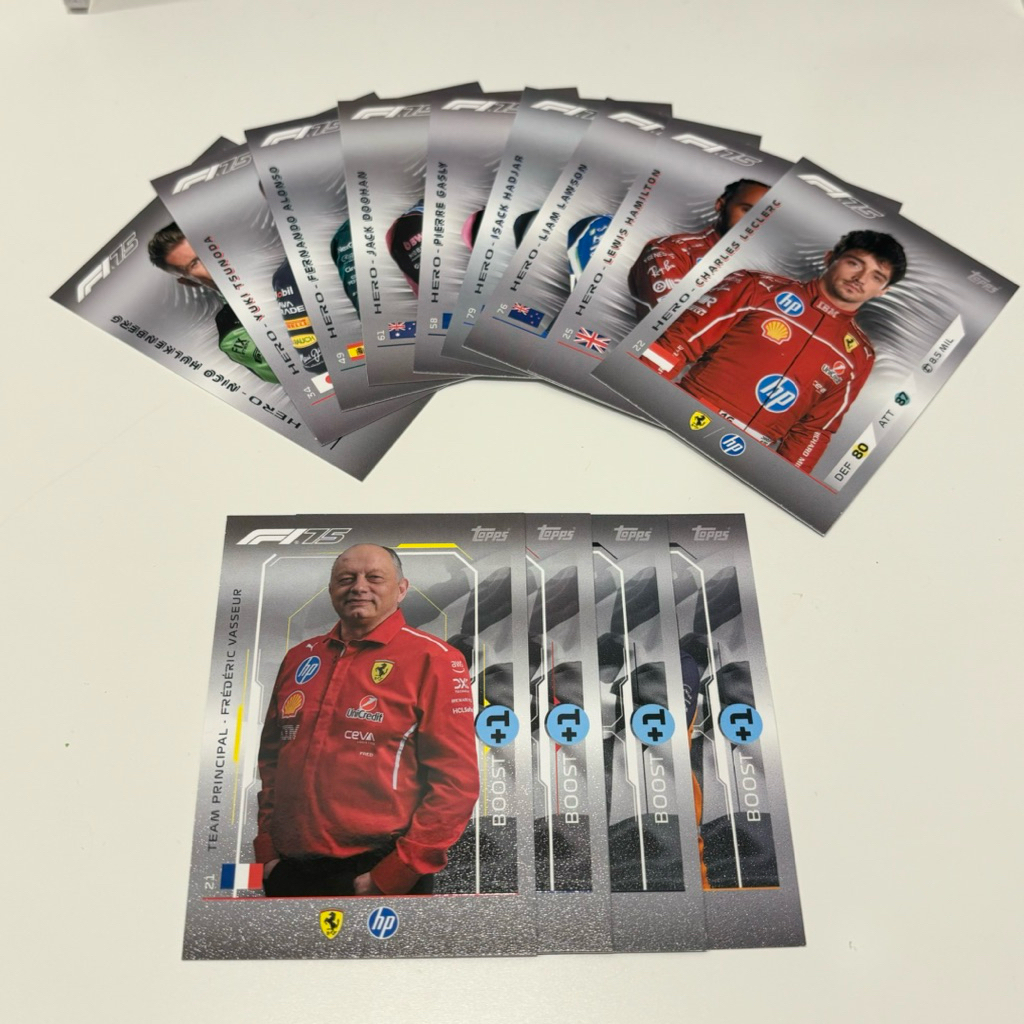 Topps F1 Turbo Attax 2025-F1車手卡、領隊卡 | 蝦皮購物