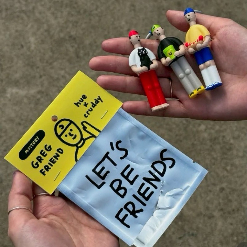 現貨｜泰國 文創聯名款 限量 Greg Friend Mystery Pack 盲包 隨機 組裝鑰匙圈 吊飾 | 蝦皮購物