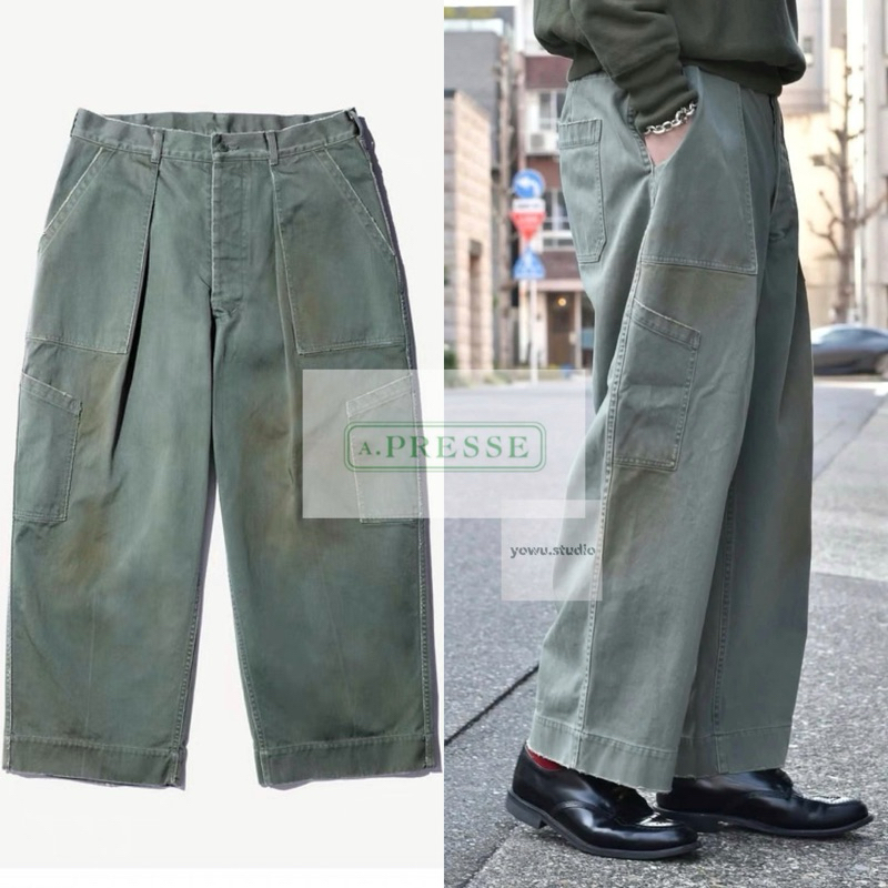 A.PRESSE 25AW Vintage USAF Hemmed Bottoms 長褲休閒褲工作褲| 蝦皮購物