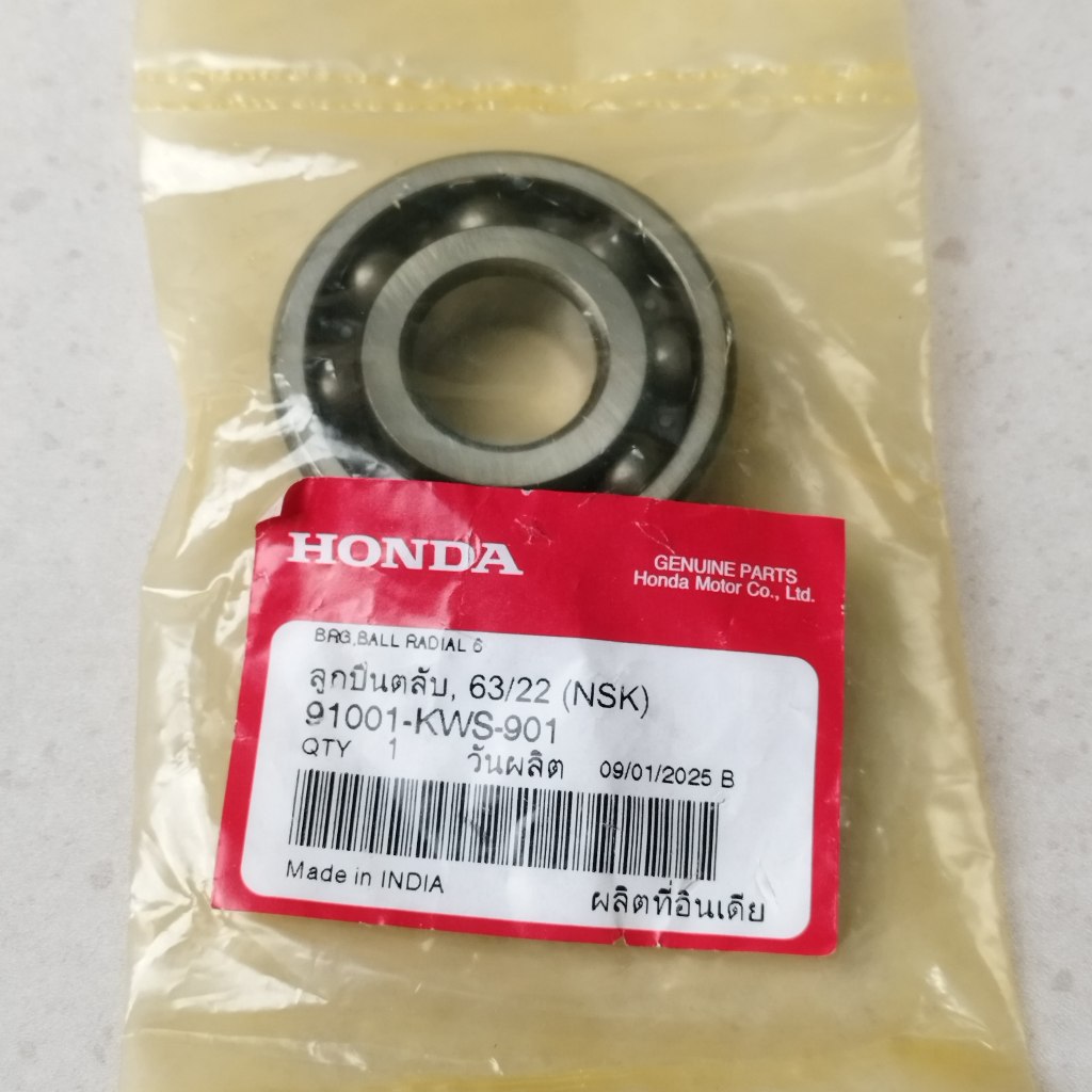 HONDA MSX/MSX SF/CT125原廠培林軸承 曲軸軸承NSK大廠代工91001-KWS-901 | 蝦皮購物