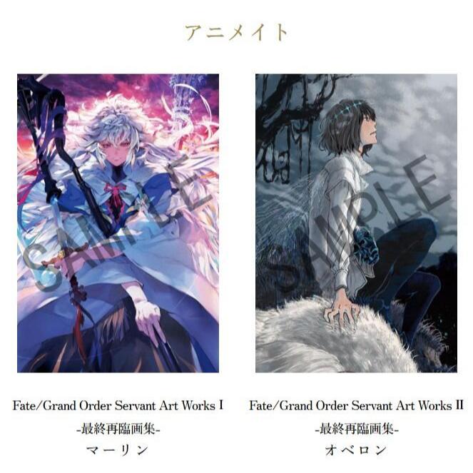 代購預約9月店鋪特典Fate FGO Servant Art Works 最終再臨畫集I & II