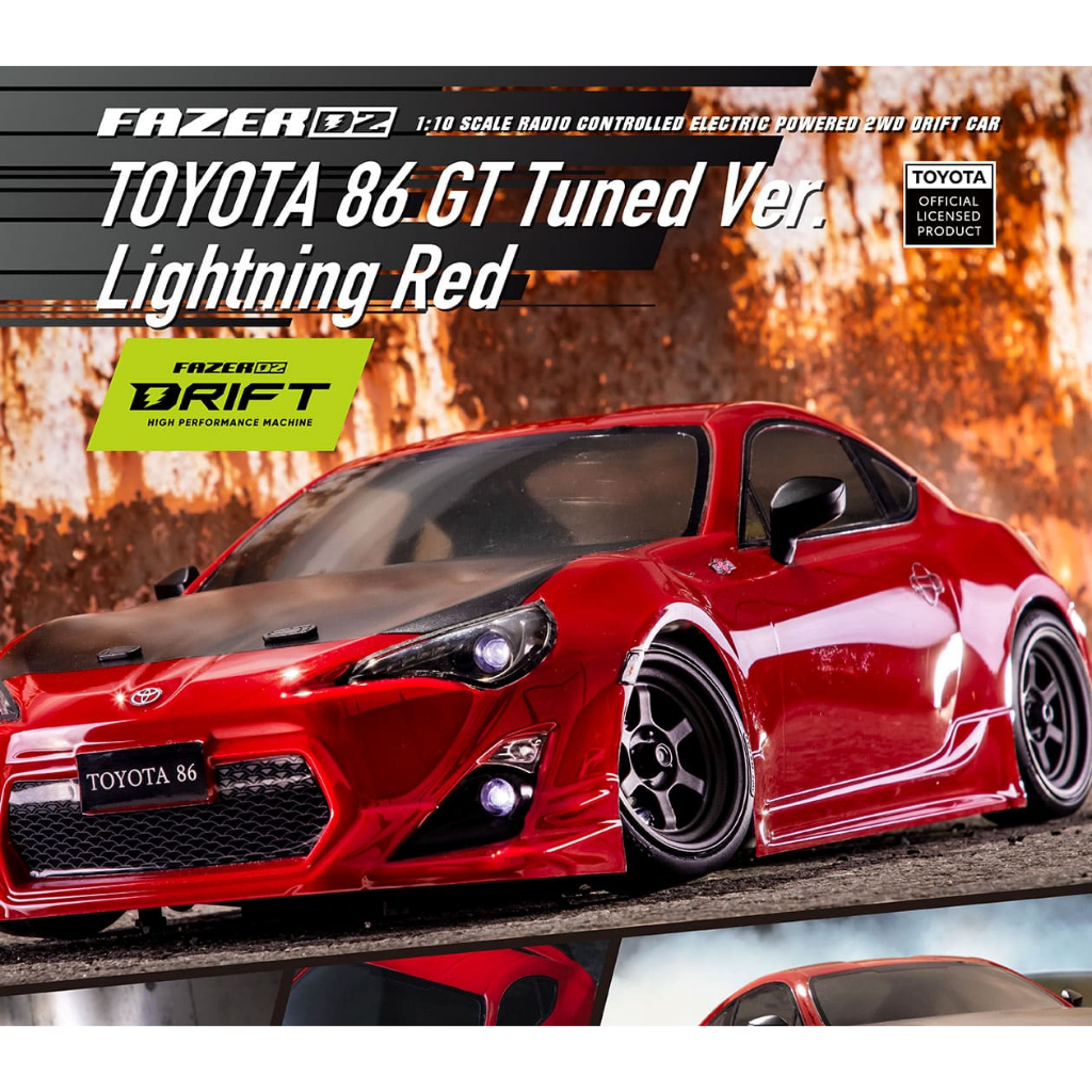 KYOSHO京商1/10 FAZER D2 TOYOTA 86 GT Tuned Ver. Lightning Red