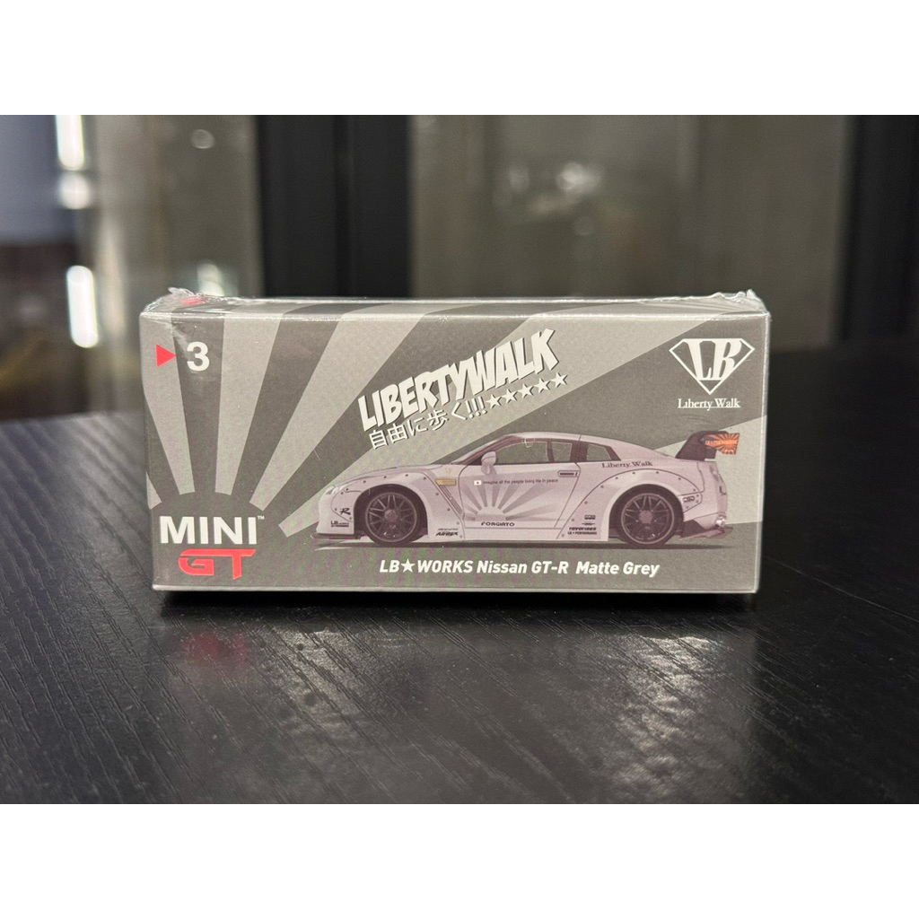 Mini GT #3 Nissan LB Works GTR R35 消光灰 絕版 稀有 | 蝦皮購物