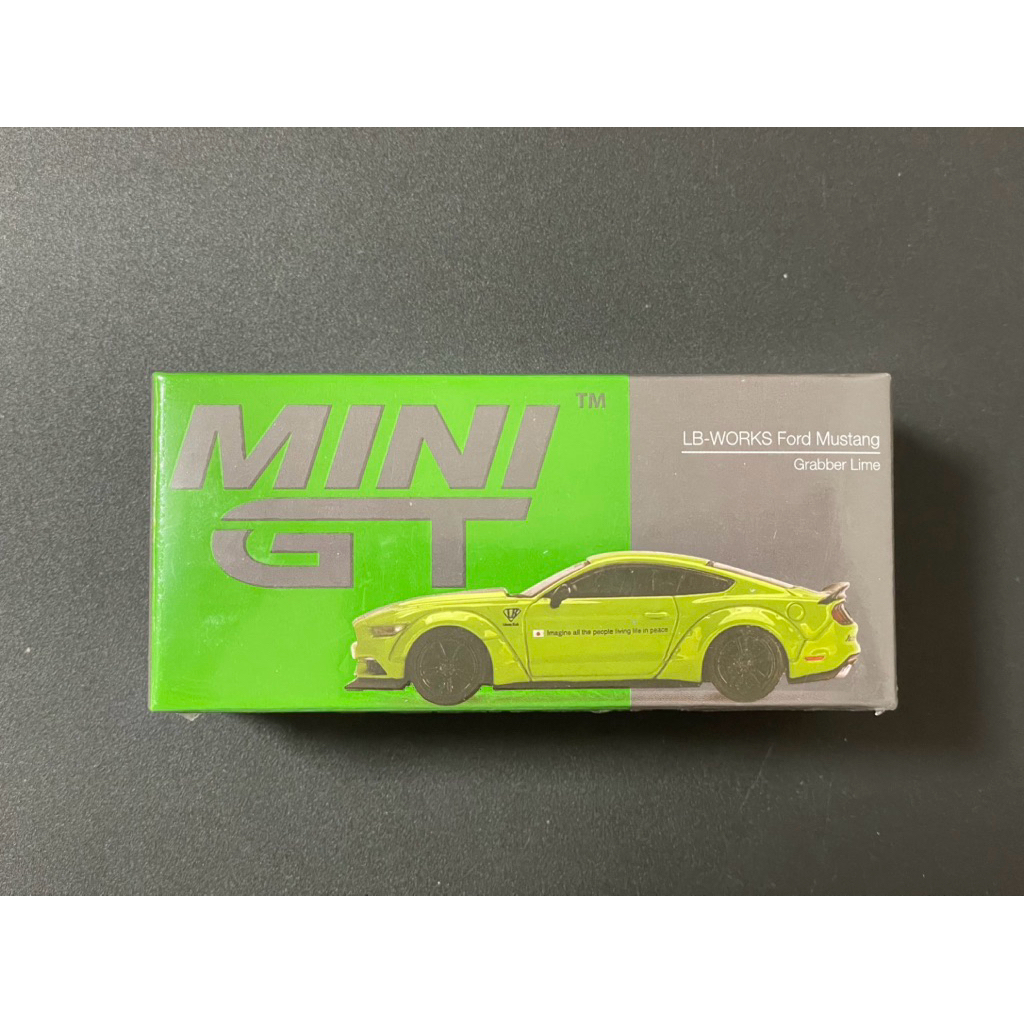 全新膠膜未拆！MINI GT 1/64 - #426 Ford LBWK Mustang！福特寬體野馬！萊姆綠！ | 蝦皮購物