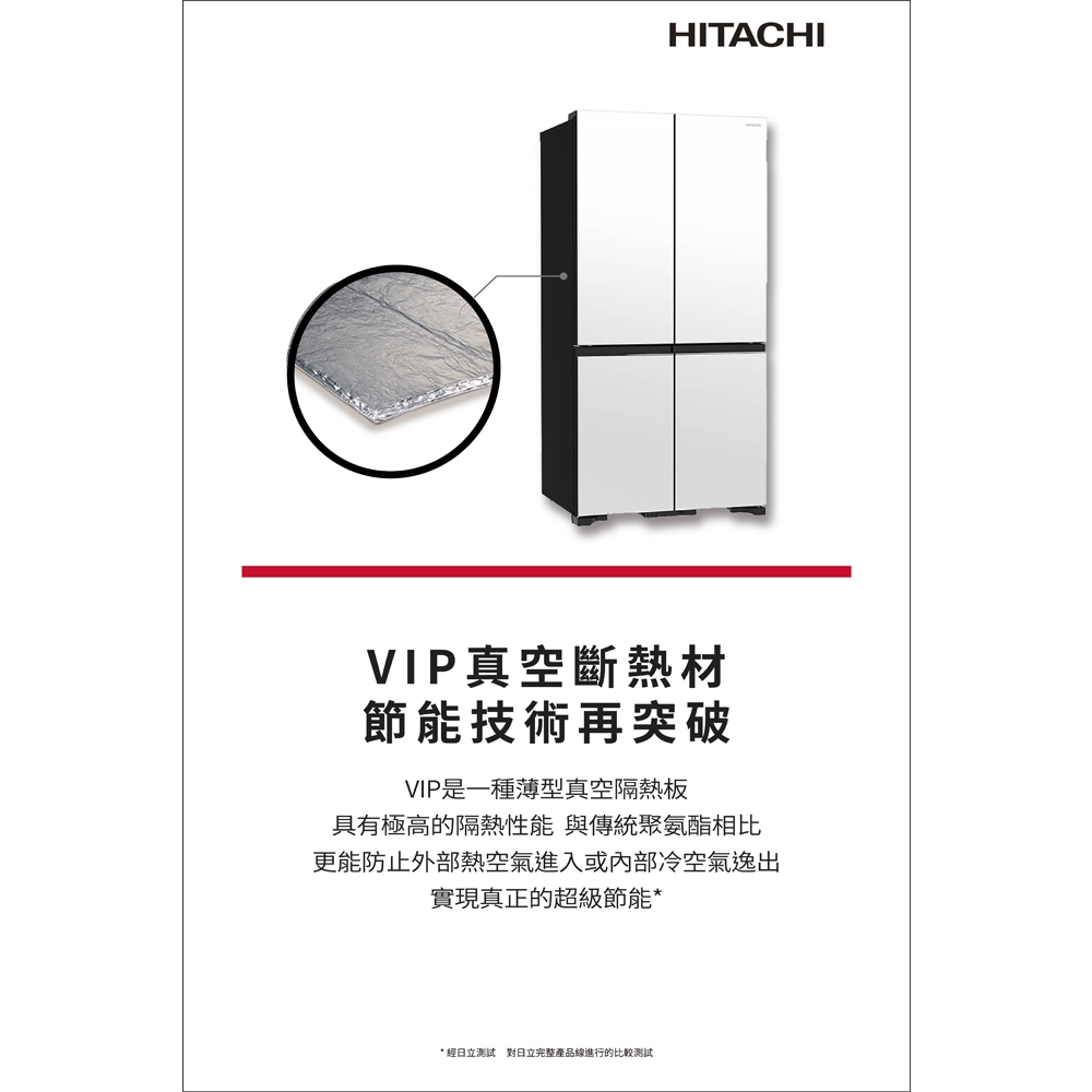 HITACHI 日立家電569公升四門十字對開冰箱HR4N9638ESVAD | 蝦皮購物