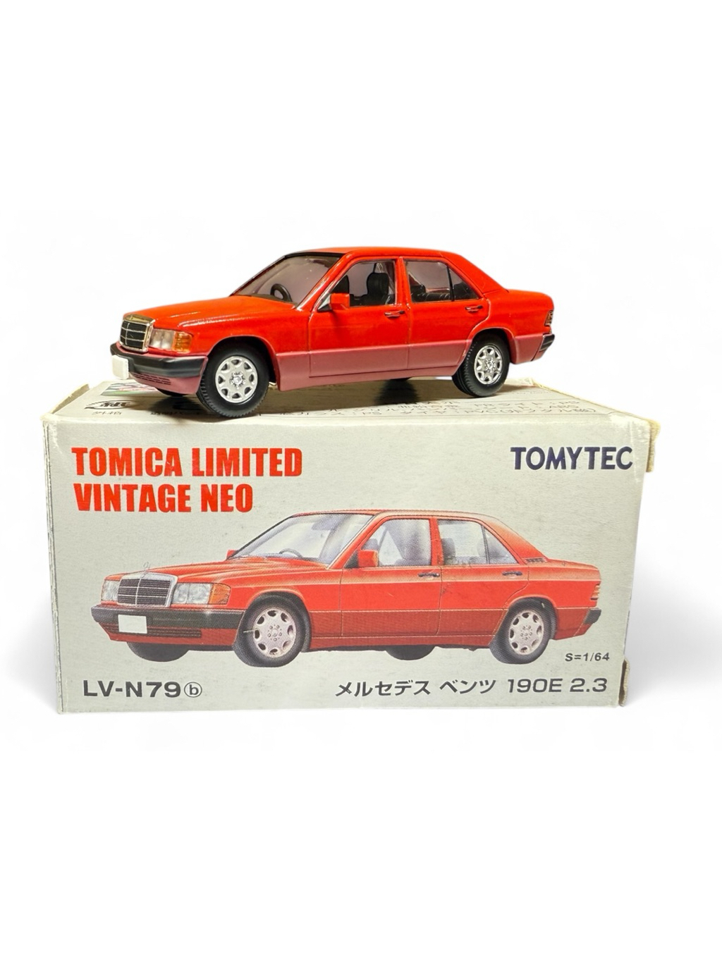 居佳】 tlv Tomytec lv-n79b Mercedes-Benz 190E 2.3(紅色) | 蝦皮購物