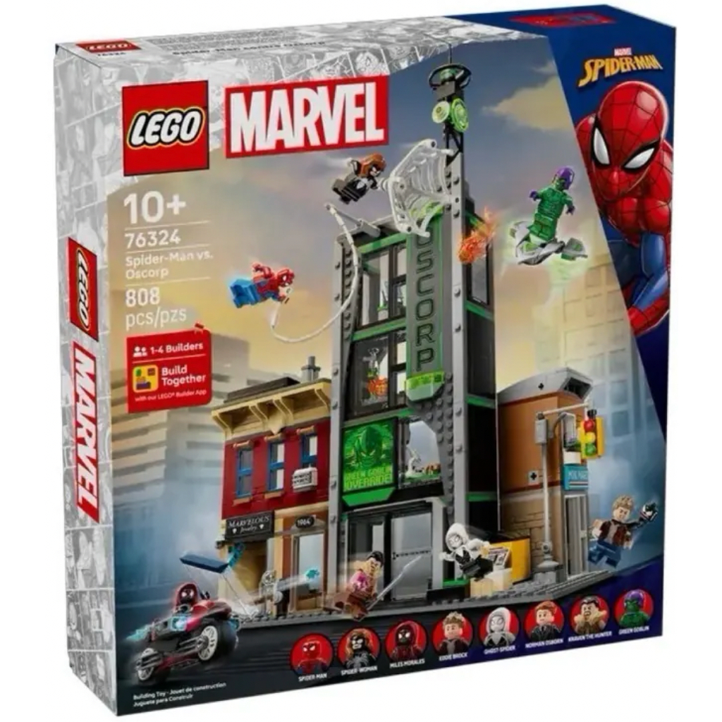 [大王機器人] LEGO 76324 蜘蛛人大戰奧斯朋企業 樂高® 超級英雄 LEGO® Super Heroes系列 | 蝦皮購物