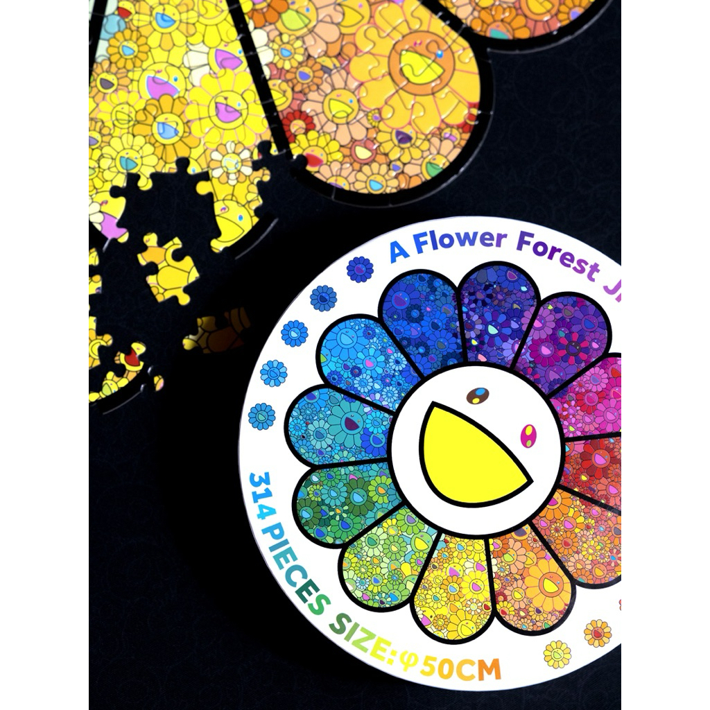 村上隆A Flower Forest Jigsaw Puzzle拼圖| 蝦皮購物