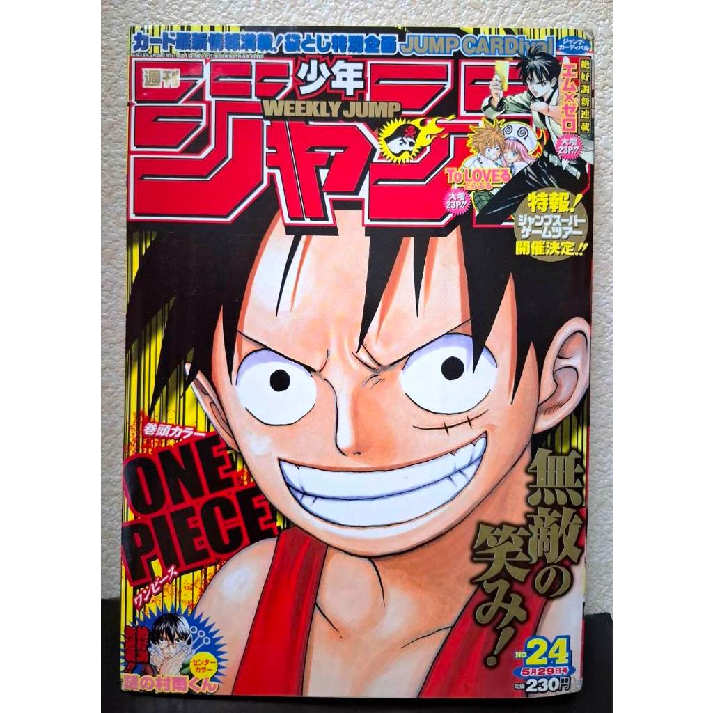 絕版雜誌】週刊少年ジャンプ2006年24号WEEKLY JUMP 封面/巻頭ONE PIECE