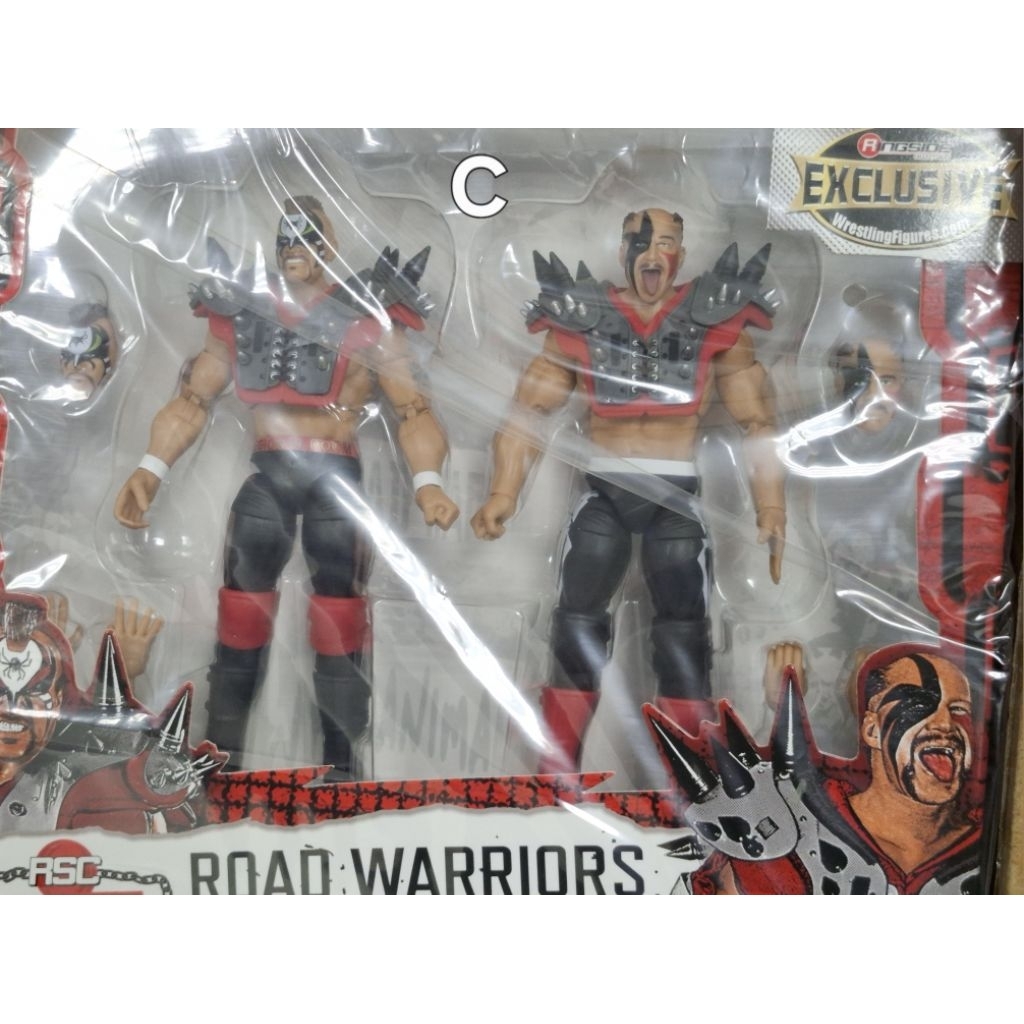 WWE Road Warrior Hawk Animal 現貨LOD 全新盒裝人偶公仔摔角美摔Elite