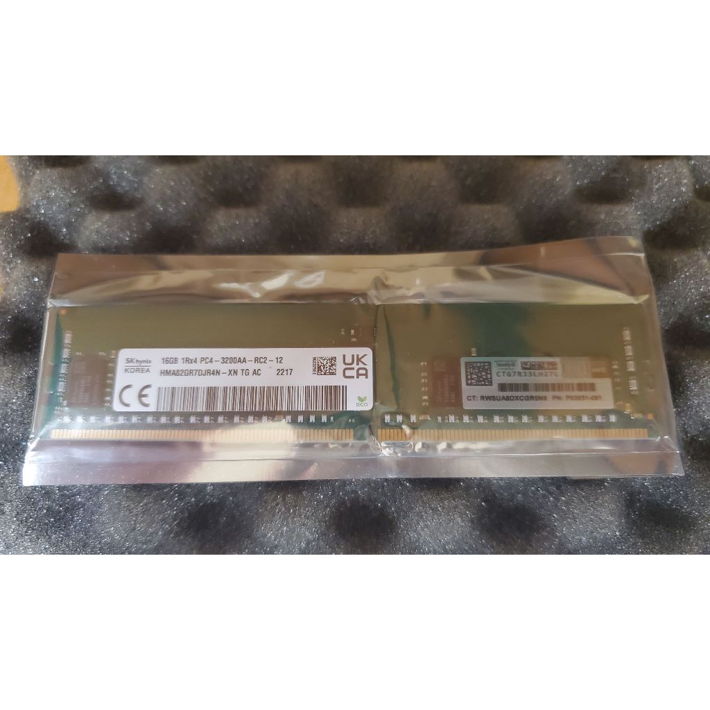 HPE 16GB 1Rx4 PC4-2933Y-R Smart Kit 伺服器 記憶體 Ram P00920-B21 | 蝦皮購物