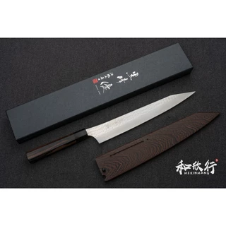 黒崎優　閃光　sg2 筋引き270mm 黒崎優 「閃光・鋭」筋引き 包丁 270mm 紫檀八角柄赤桂 – HAGAKURE