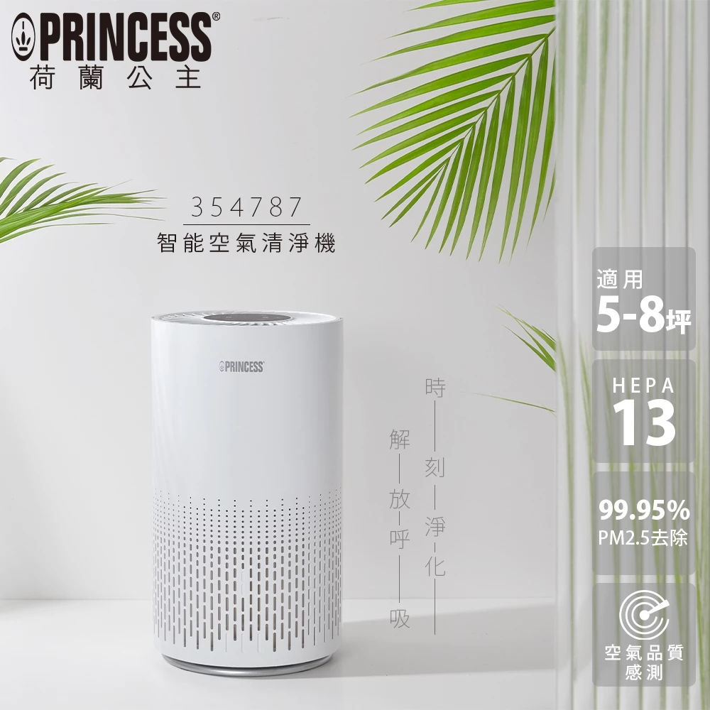 呼吸的極致優雅：PRINCESS 荷蘭公主智能偵測空氣清淨機 354787 深度推薦與評測