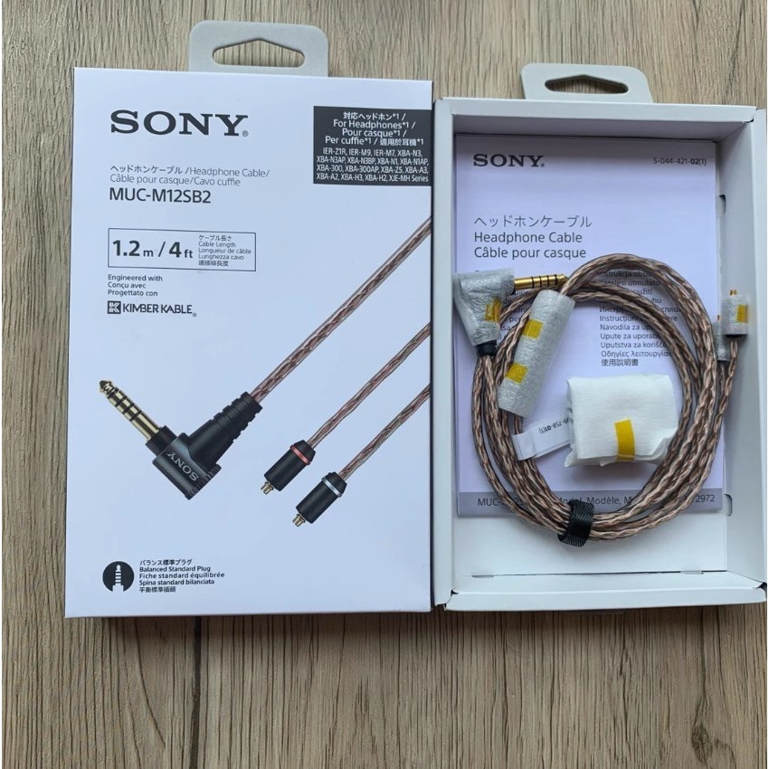 代購服務Sony MUC-M12SB2 升級線4.4平衡插針mmcx 4.4平衡IER-Z1R M9 M7