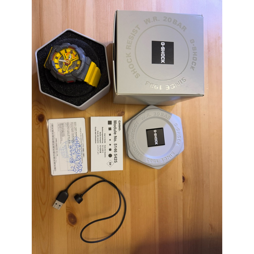 (二手）黃色手錶G-shock Module No. 5147 5425 | 蝦皮購物