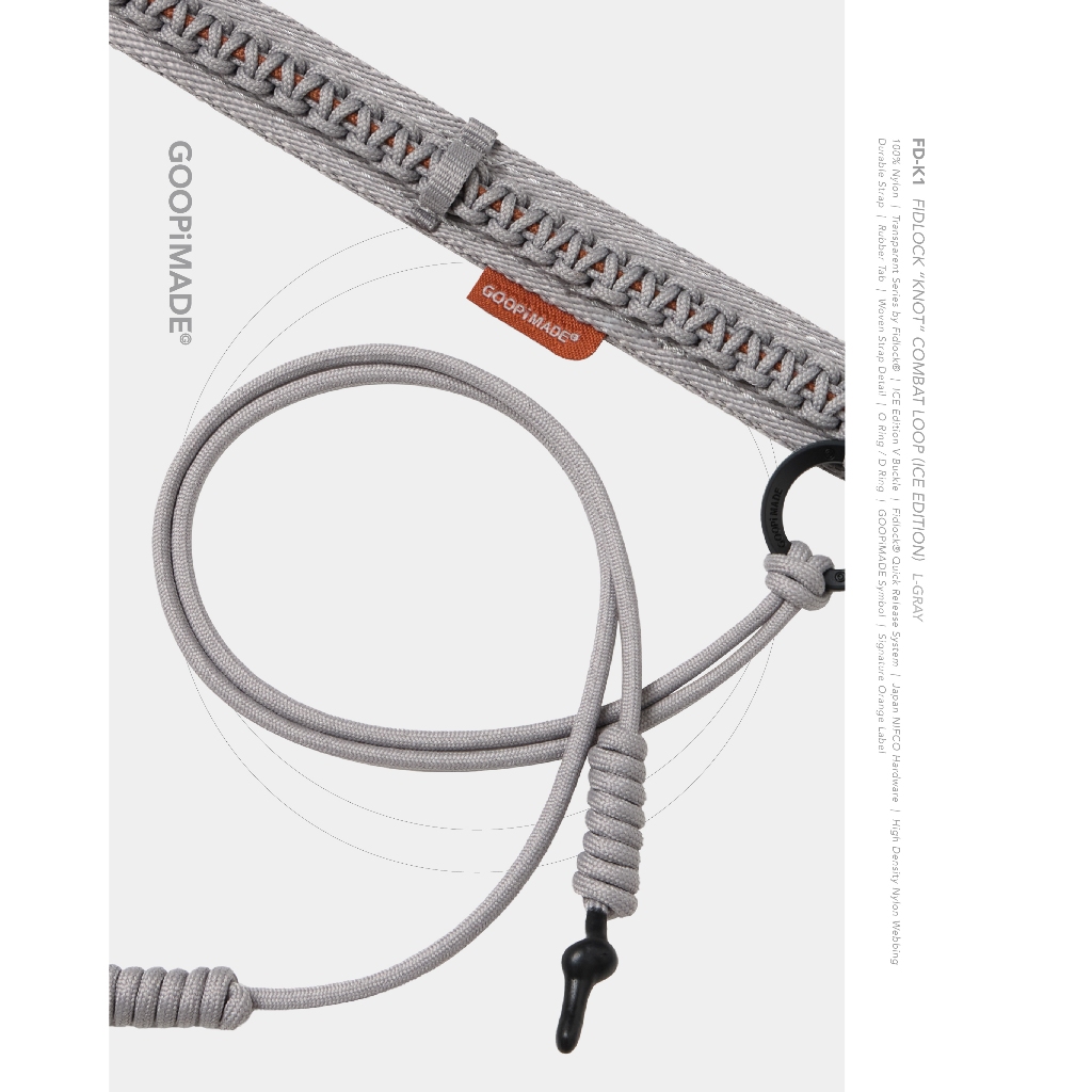 GOOPiMADE 25SS “FD-K1” FIDLOCK “Knot” Combat Loop (ICE) | 蝦皮購物