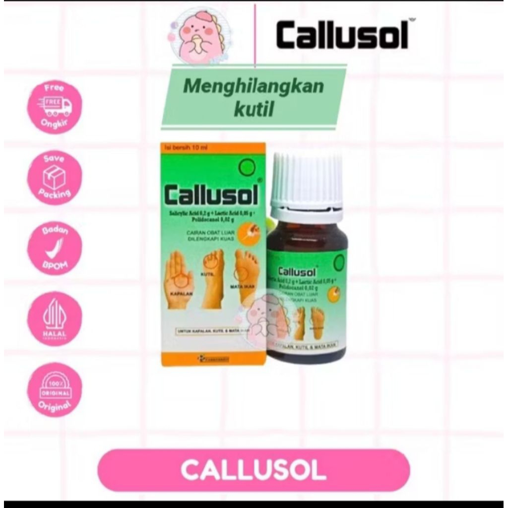 Callusol 10gr Atasi Mata Ikan, Kutil, dan Kapalan | 蝦皮購物