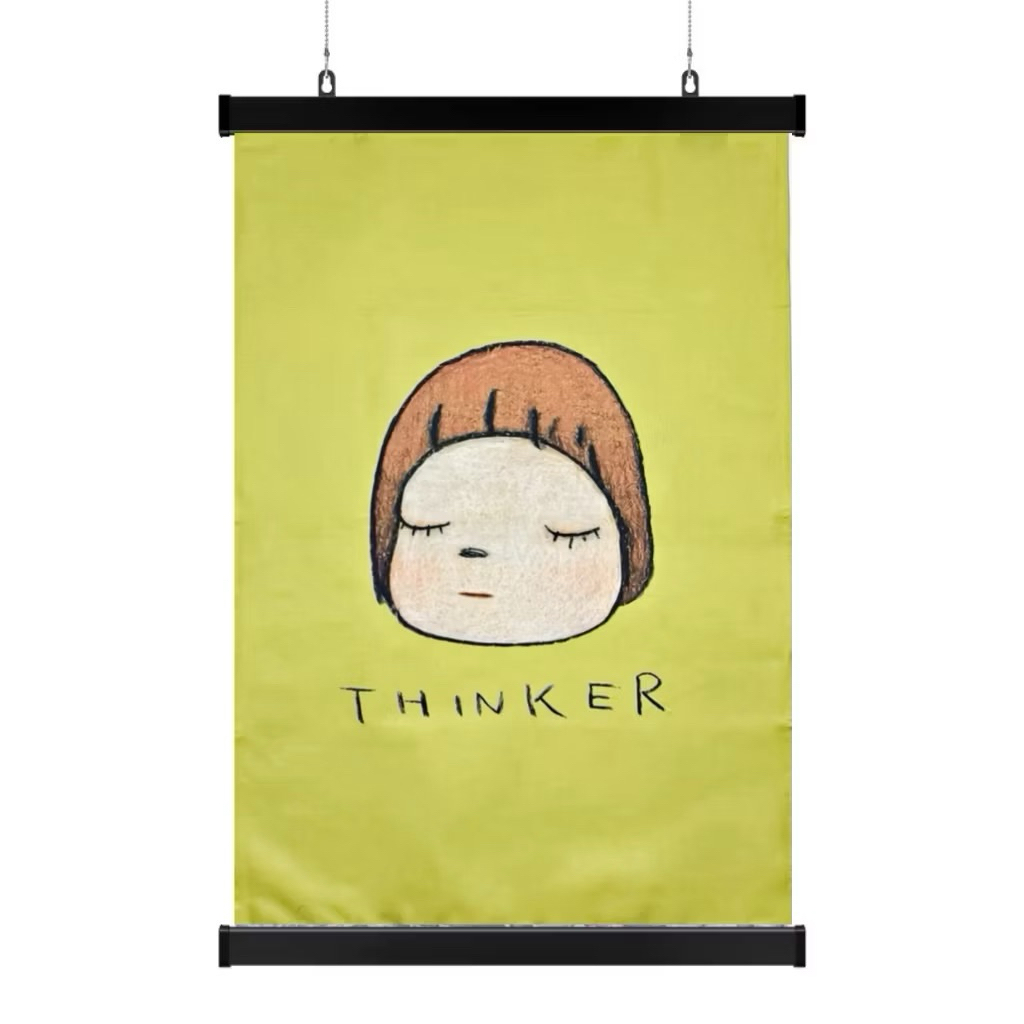 奈良美智小小沈思家Little Thinker 全系列馬克杯擺盤版畫茶巾油畫框