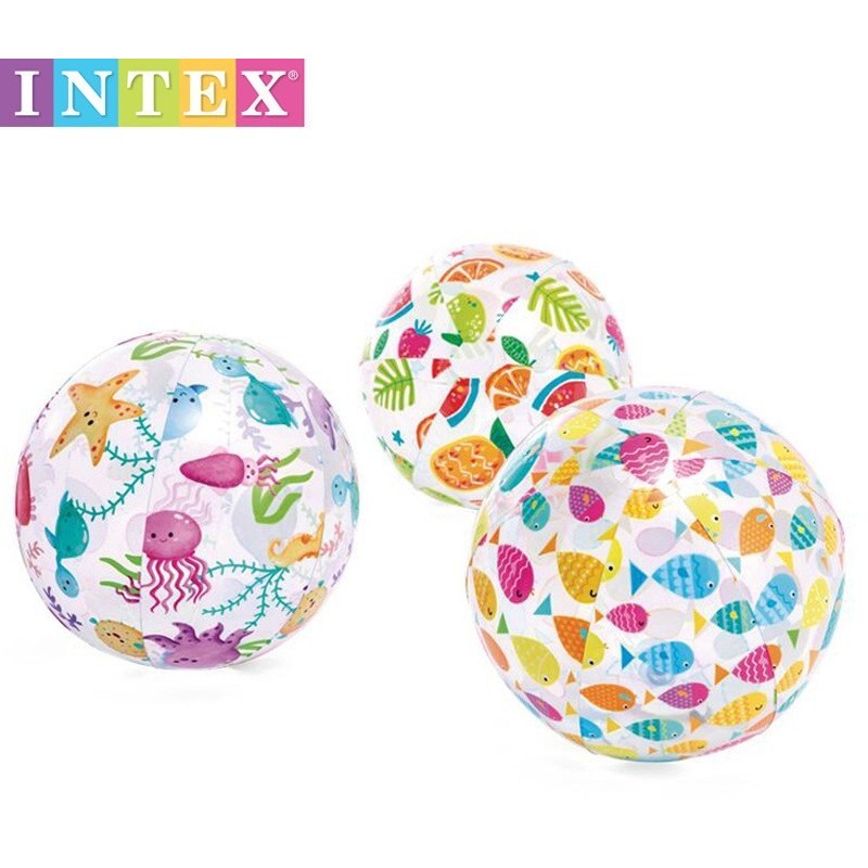 台灣快速出貨 intex 59030 59040四色海灘球 水果海灘球 海灘球 沙灘球 遊戲球 充氣球 手拍球 排球 | 蝦皮購物