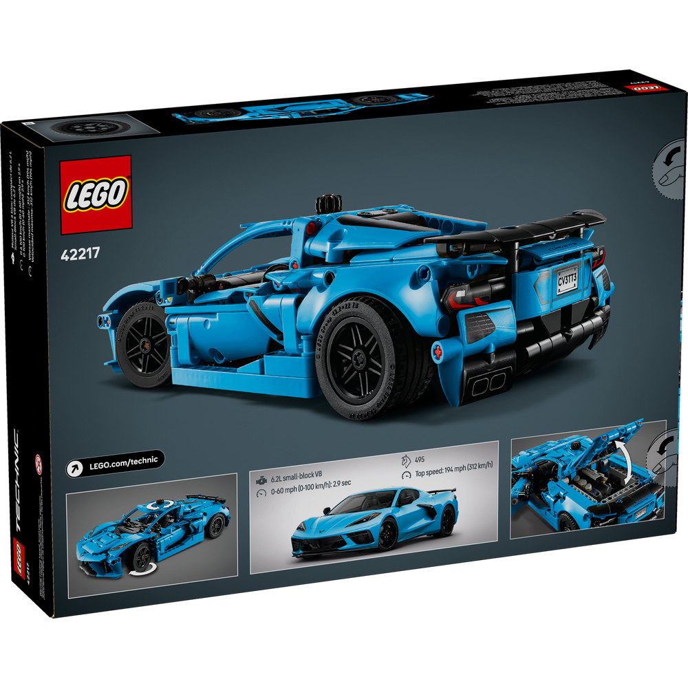 【積木樂園】樂高 LEGO 42217 TECHNIC Chevrolet Corvette Stingray Blue | 蝦皮購物