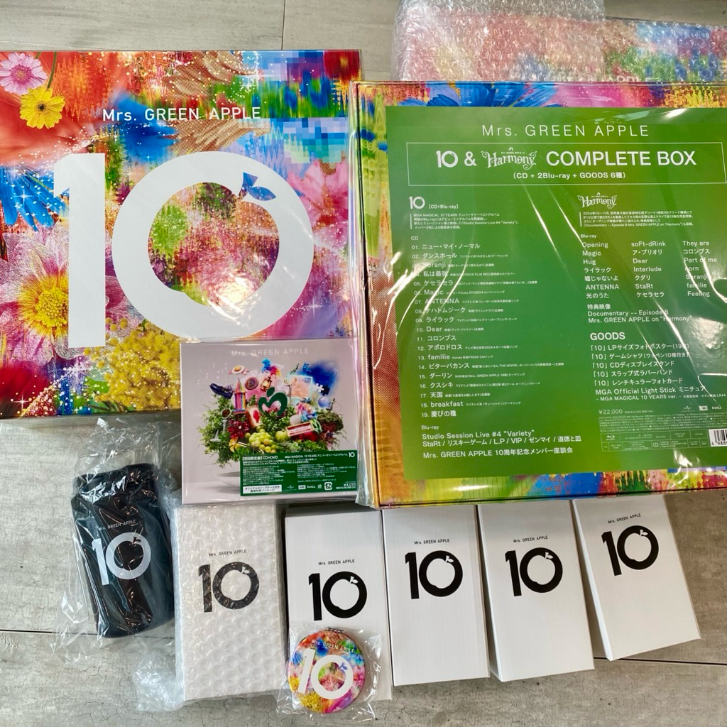 日本進口版預購🇯🇵 Mrs. GREEN APPLE 精選輯10 & Harmony 藍光DVD