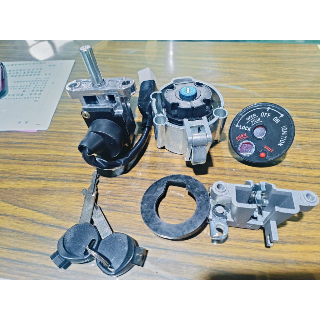 Yamaha original BWSR double disc large B lock full set lock | 蝦皮購物