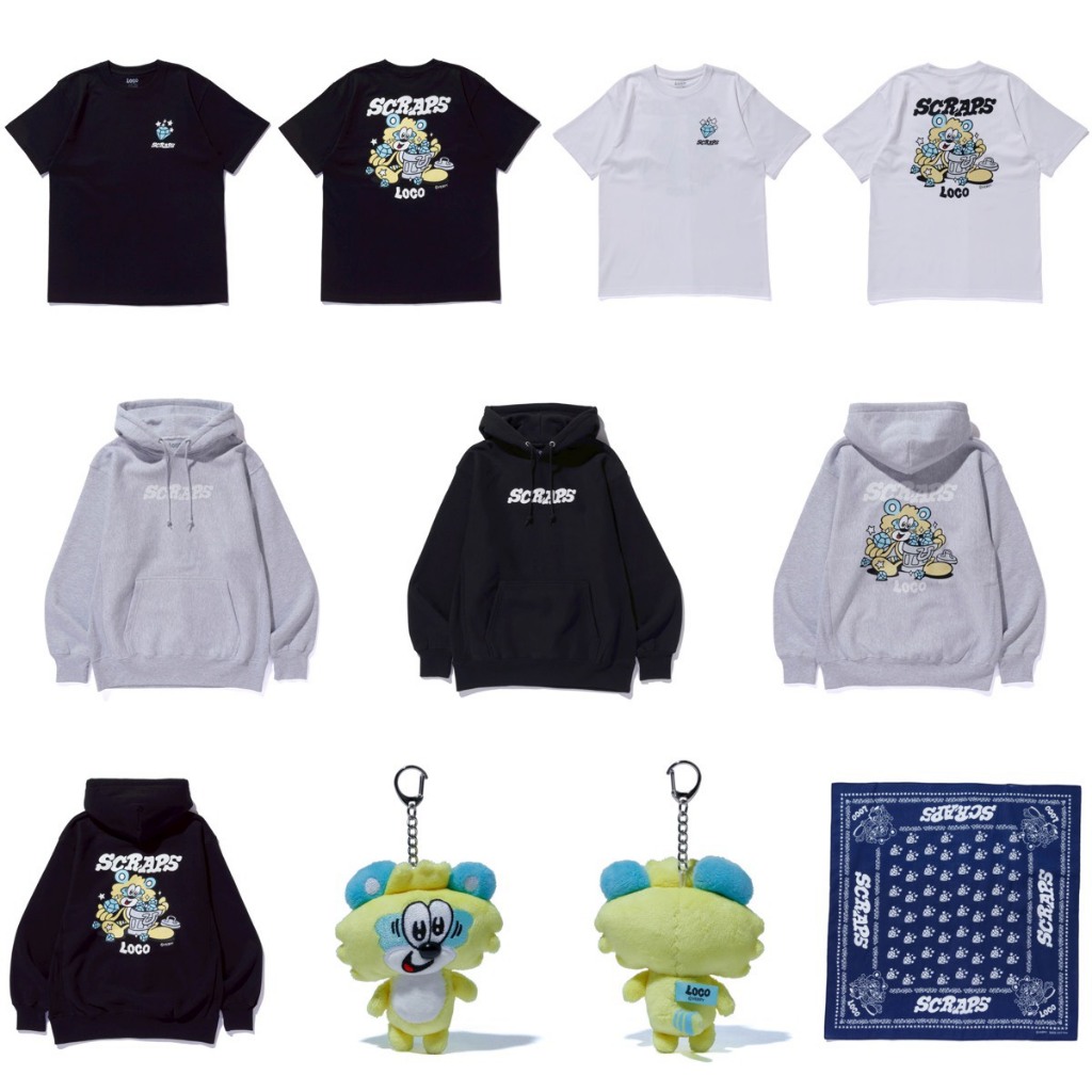 Geek studio選品代購]VERDY X LOCO <Scraps> 聯名娃娃吊飾、方巾、帽踢