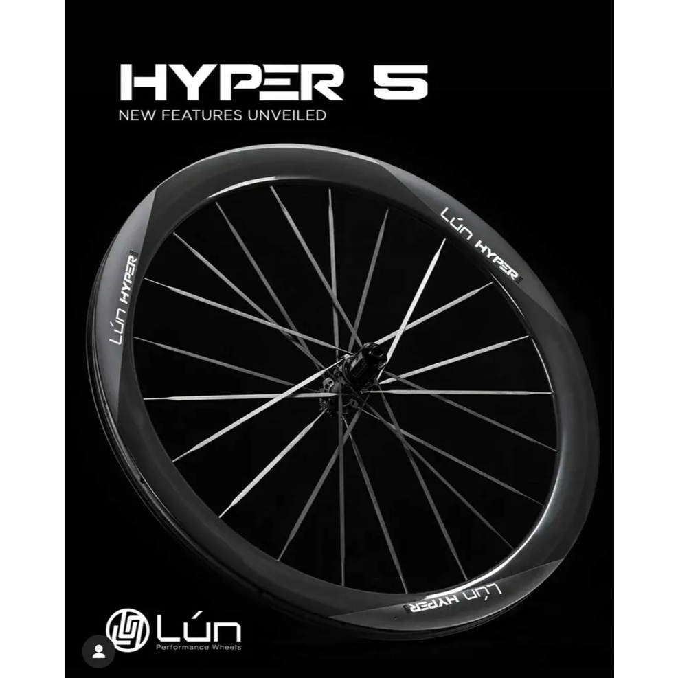 LUN HYPER 23 完組ホイール D-33 前後輪セット新品送料込み Lún HYPER