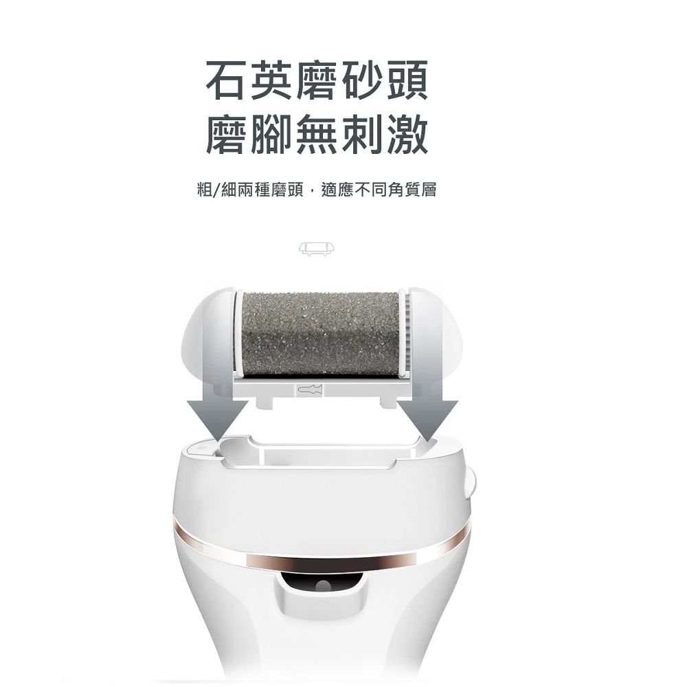 【告別粗糙龜裂】聲寶 SAMPO 電動去硬皮美足機 HJ-Z2005FL:還你嬰兒般滑嫩腳跟的居家修護神器