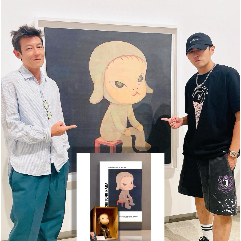周杰倫陳冠希按讚的畫《少見大尺寸重現原畫》（絕版）奈良美智