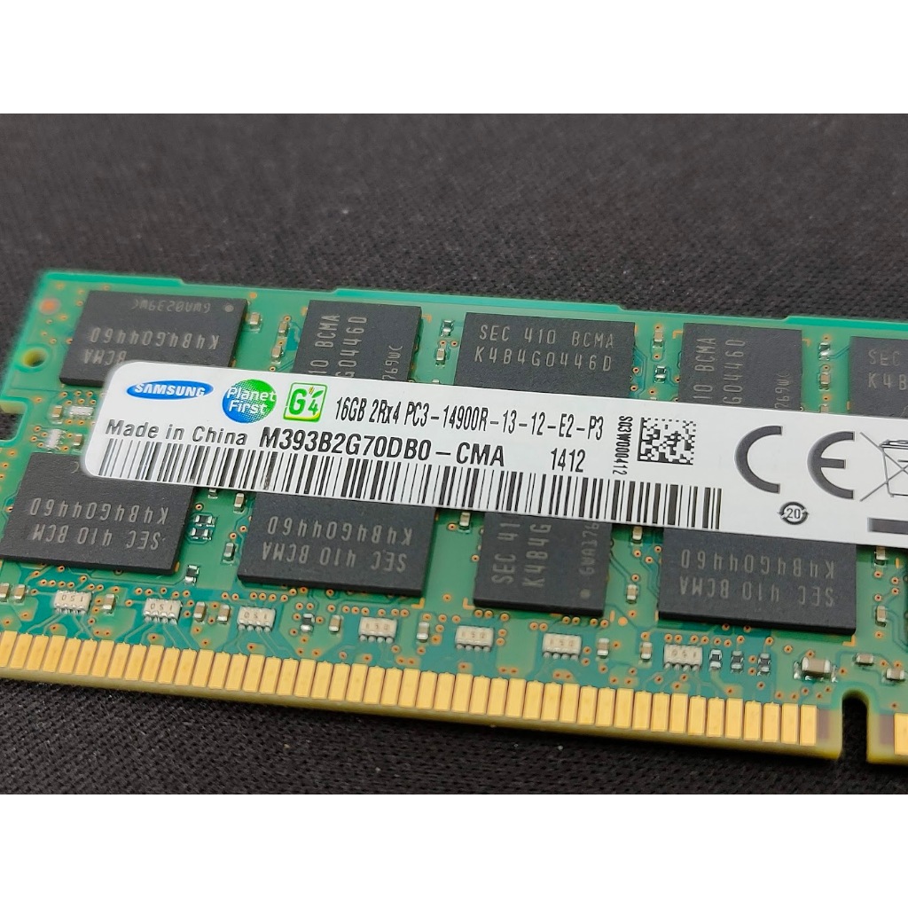 三星Samsung REG ECC DDR3 16G 16GB 1866 14900 雙面伺服器記憶體