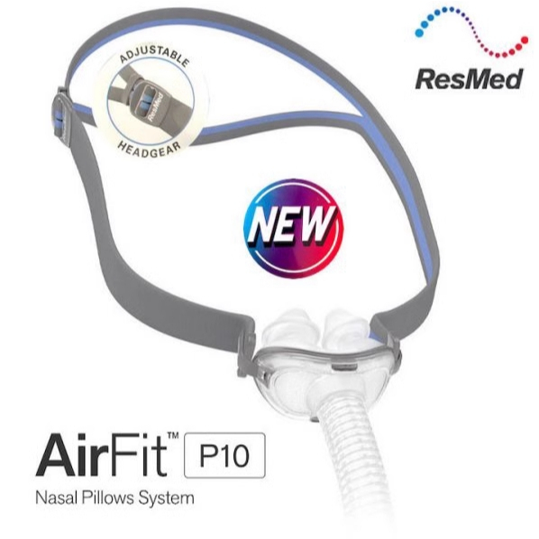 RESMED (新款改良版)Airfit P10鼻枕整套(全新品，台灣有現貨，付款可