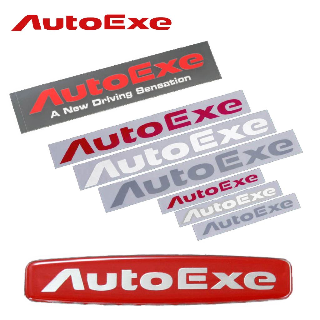 【PP保勁國際】日本原裝 AUTOEXE LOGO 貼紙 改裝車標 車貼 汽車貼紙 行李箱貼紙 MAZDA 馬自達 | 蝦皮購物