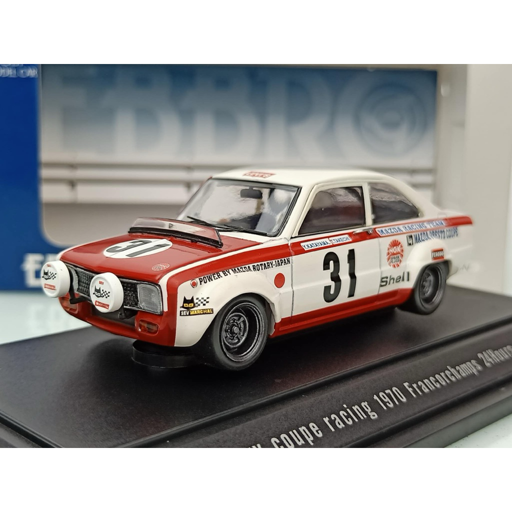 EBBRO 1:43 (1/43) Mazda Rotary Coupe SPA 24H 馬自達轉子引擎模型車