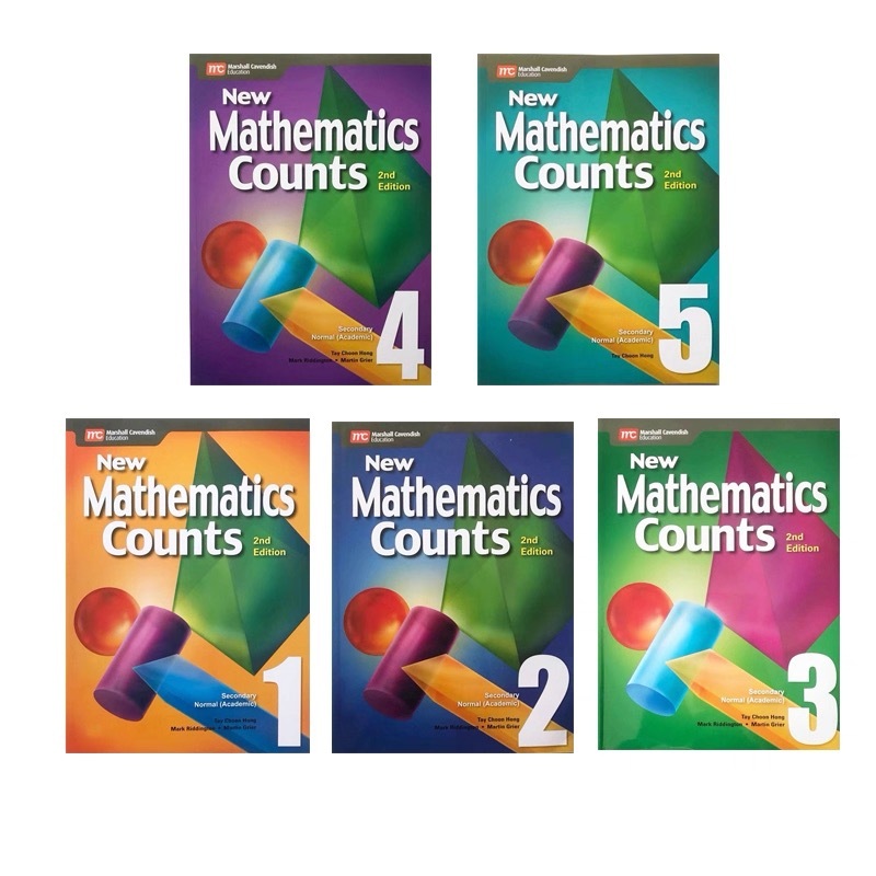 新加坡中學數學教材 New Mathematics Counts 2nd Edition Textbook 教材1-5冊 | 蝦皮購物