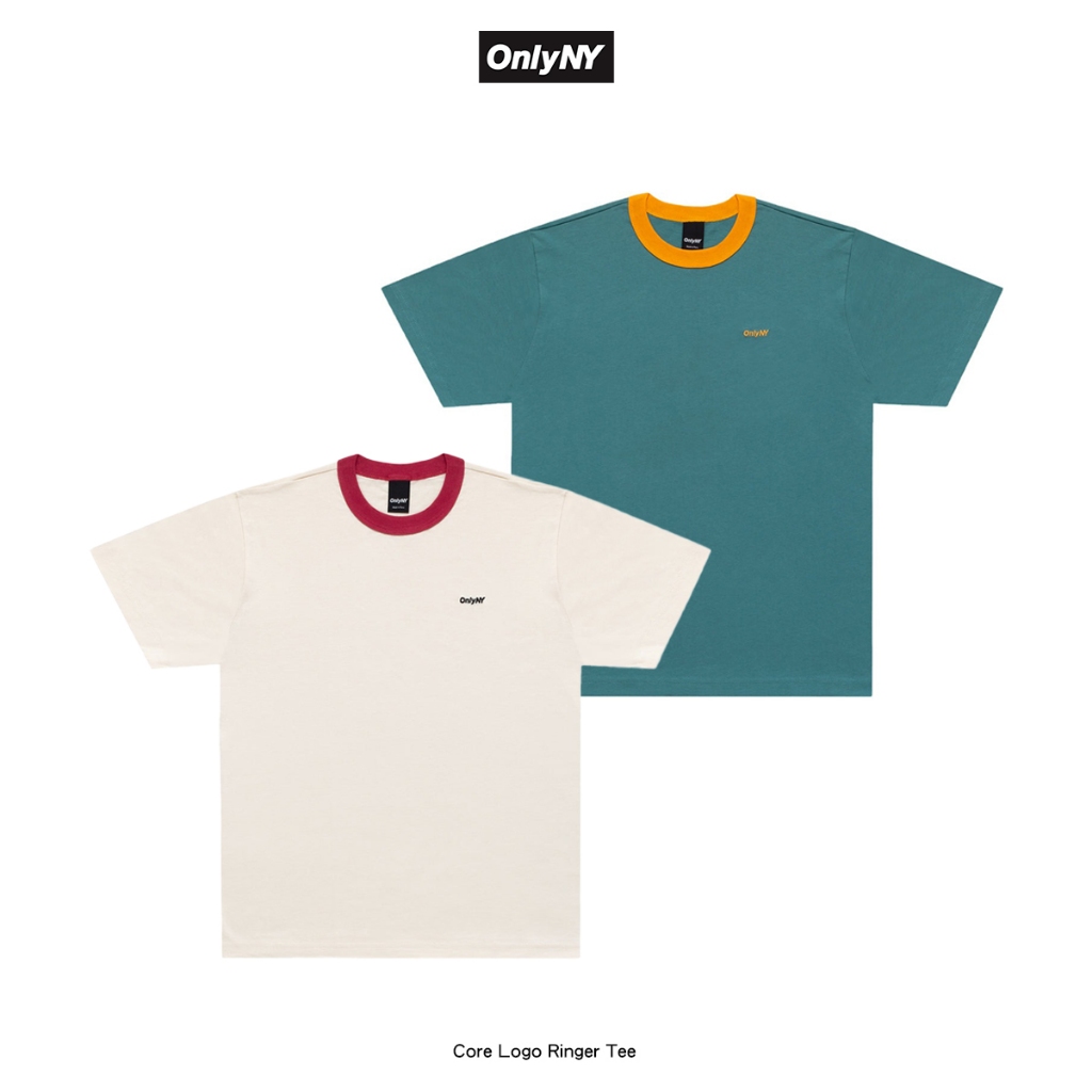 𝙇𝙀𝙎𝙎𝙏𝘼𝙄𝙒𝘼𝙉 ▽ Only NY Core Logo Ringer Tee 2508 | 蝦皮購物