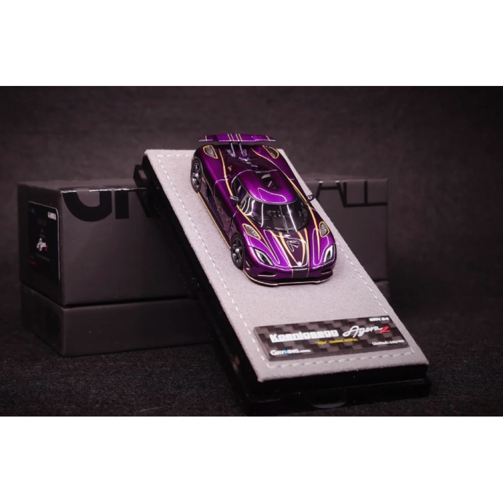 GRYNING Model 1:64 Koenigsegg Agera R 紫 樹酯 | 蝦皮購物