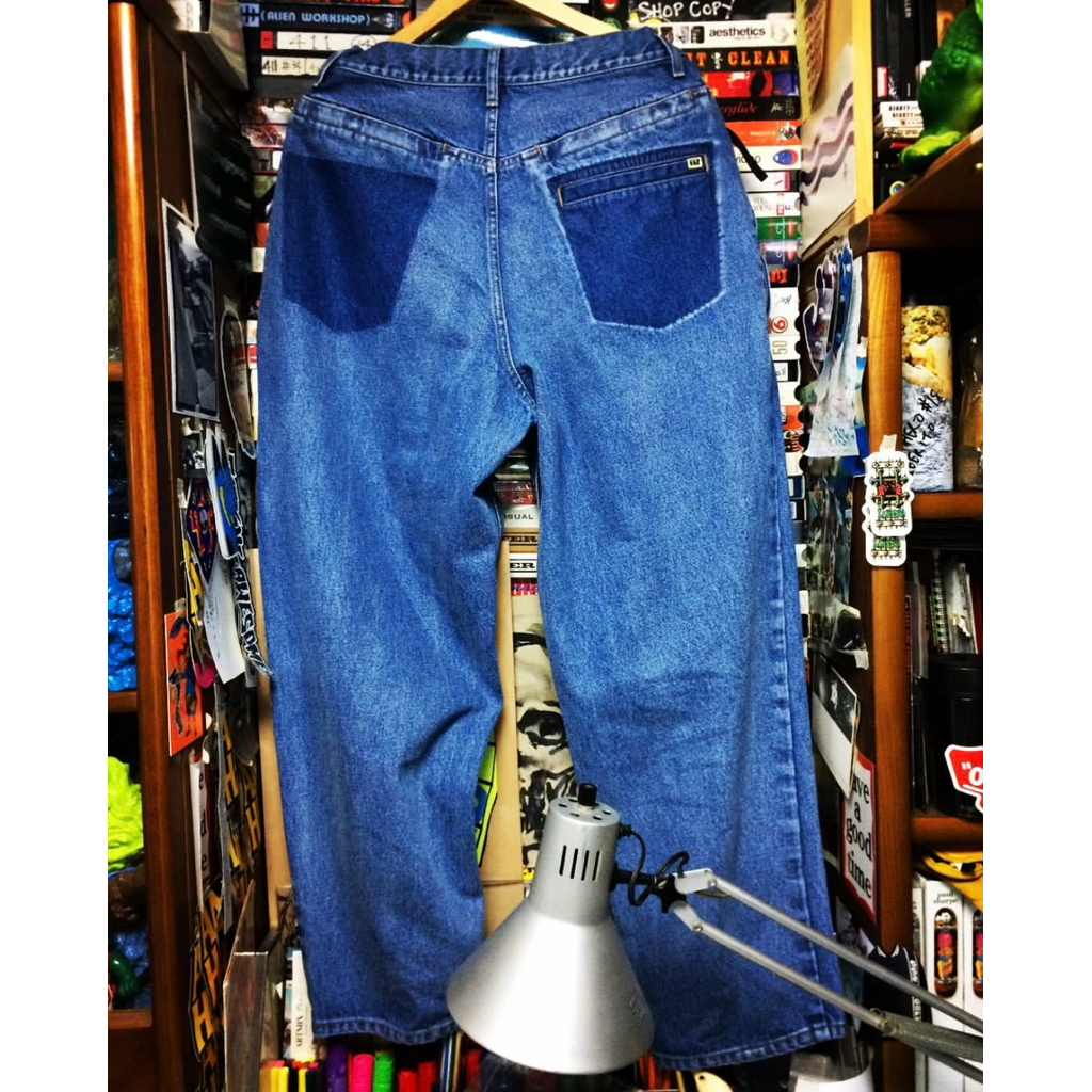 BEAMS SSZ PEEL OF DENIM PANTS 牛仔S號| 蝦皮購物
