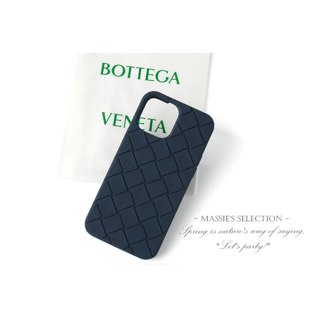 黑色/ Bottega Veneta Iphone 13 Pro Max BV 手機殼編織BV手機殼LX
