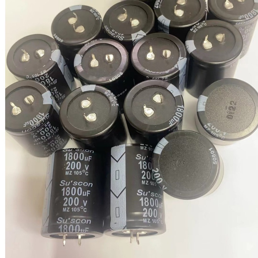 台灣現貨 SUSCON 冠坤 1800uF/200V 尺寸 35X47mm 鋁質電解電容 牛角(SNAP)電容 | 蝦皮購物