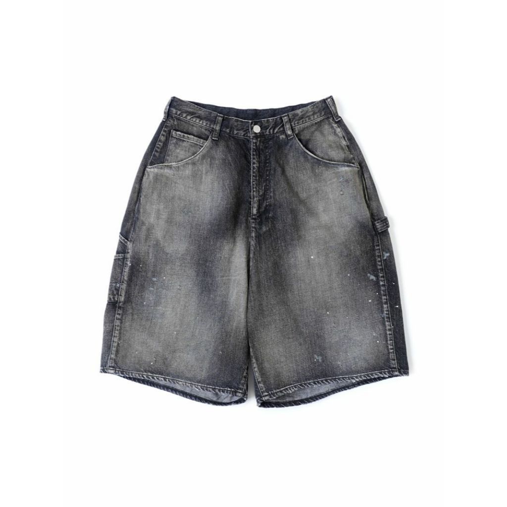 日貨代購CITY】 ANCELLM 1LDK BOXY DENIM PAINTER SHORTS EX 牛仔短褲