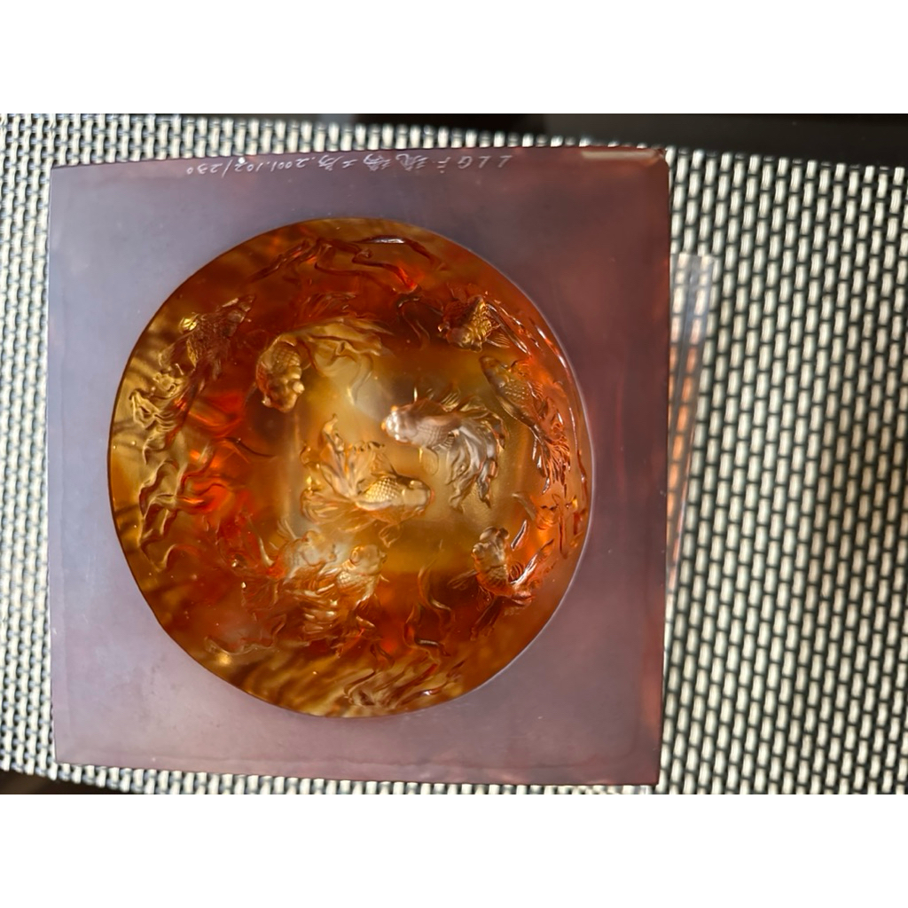 瑠璃置物。玄武文。美品。2005年作品。琉璃工坊。美術品。自家藏出。 瑠璃置物。玄武文。美品。2005年作品。琉璃工坊。美術品。自家藏