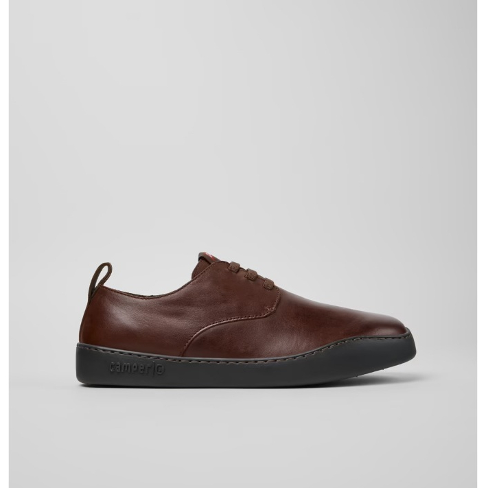 Camper Peu Touring Uomo - Scarpe In Pelle Nera Con Suola EVA - Ispirate All'Iconico Peu